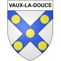 Vaux-la-Douce 52 ville sticker blason écusson autocollant adhésif