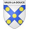 Stickers coat of arms Vaux-la-Douce adhesive sticker