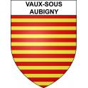 Vaux-sous-Aubigny 52 ville sticker blason écusson autocollant adhésif