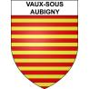 Vaux-sous-Aubigny Sticker wappen, gelsenkirchen, augsburg, klebender aufkleber