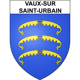 Vaux-sur-Saint-Urbain Sticker wappen, gelsenkirchen, augsburg, klebender aufkleber