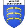 Pegatinas escudo de armas de Vaux-sur-Saint-Urbain adhesivo de la etiqueta engomada