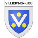 Adesivi stemma Villiers-en-Lieu adesivo