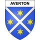 Averton 53 ville sticker blason écusson autocollant adhésif