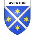 Averton 53 ville sticker blason écusson autocollant adhésif