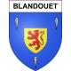 Blandouet 53 ville sticker blason écusson autocollant adhésif