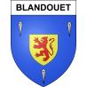 Blandouet Sticker wappen, gelsenkirchen, augsburg, klebender aufkleber