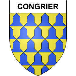 Congrier 53 ville sticker blason écusson autocollant adhésif