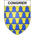 Stickers coat of arms Congrier adhesive sticker