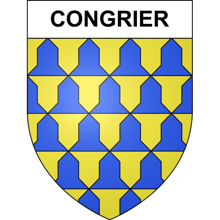 Stickers coat of arms Congrier adhesive sticker
