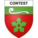 Contest Sticker wappen, gelsenkirchen, augsburg, klebender aufkleber