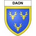 Pegatinas escudo de armas de Daon adhesivo de la etiqueta engomada