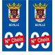 Séville ville sticker numéro au choix autocollant blason Espagne city