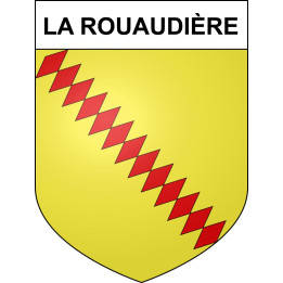 Stickers coat of arms La Rouaudière adhesive sticker