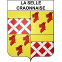 La Selle-Craonnaise 53 ville sticker blason écusson autocollant adhésif