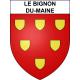 Le Bignon-du-Maine Sticker wappen, gelsenkirchen, augsburg, klebender aufkleber