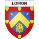 Loiron 53 ville sticker blason écusson autocollant adhésif
