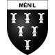 Ménil 53 ville sticker blason écusson autocollant adhésif