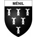 Ménil 53 ville sticker blason écusson autocollant adhésif