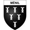 Stickers coat of arms Ménil adhesive sticker