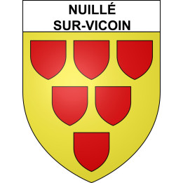 Stickers coat of arms Nuillé-sur-Vicoin adhesive sticker