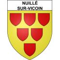 Nuillé-sur-Vicoin 53 ville sticker blason écusson autocollant adhésif