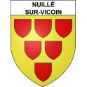 Nuillé-sur-Vicoin Sticker wappen, gelsenkirchen, augsburg, klebender aufkleber