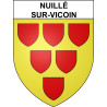 Stickers coat of arms Nuillé-sur-Vicoin adhesive sticker