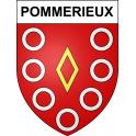 Pommerieux 53 ville sticker blason écusson autocollant adhésif