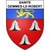 Sainte-Gemmes-le-Robert 53 ville sticker blason écusson autocollant adhésif