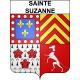 Stickers coat of arms Sainte-Suzanne adhesive sticker