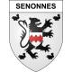 Adesivi stemma Senonnes adesivo