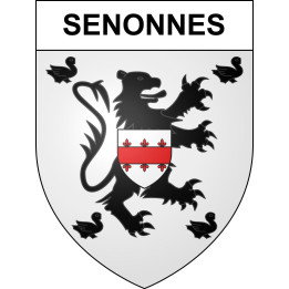 Senonnes 53 ville sticker blason écusson autocollant adhésif