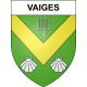 Vaiges 53 ville sticker blason écusson autocollant adhésif