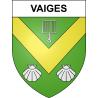 Pegatinas escudo de armas de Vaiges adhesivo de la etiqueta engomada
