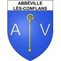 Adesivi stemma Abbéville-lès-Conflans adesivo