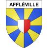 Affléville 54 ville sticker blason écusson autocollant adhésif