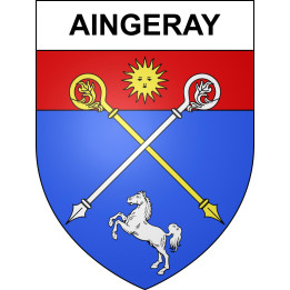 Aingeray 54 ville sticker blason écusson autocollant adhésif