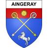 Aingeray 54 ville sticker blason écusson autocollant adhésif