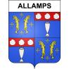 Allamps Sticker wappen, gelsenkirchen, augsburg, klebender aufkleber