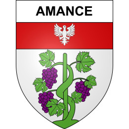 Amance 54 ville sticker blason écusson autocollant adhésif