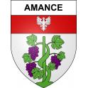 Adesivi stemma Amance adesivo