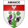 Amance 54 ville sticker blason écusson autocollant adhésif