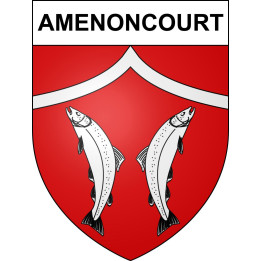 Amenoncourt 54 ville sticker blason écusson autocollant adhésif
