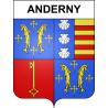 Stickers coat of arms Anderny adhesive sticker