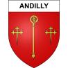 Andilly 54 ville sticker blason écusson autocollant adhésif