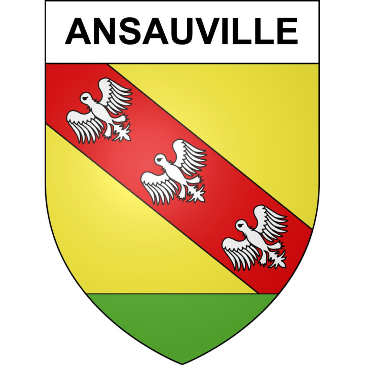 Ansauville 54 ville sticker blason écusson autocollant adhésif