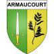 Armaucourt 54 ville sticker blason écusson autocollant adhésif