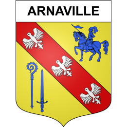 Arnaville 54 ville sticker blason écusson autocollant adhésif