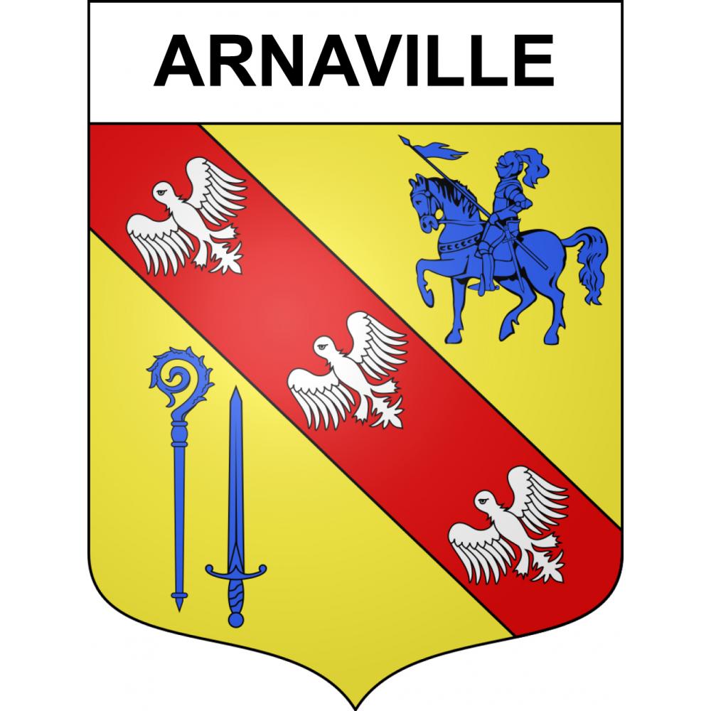 Arnaville 54 ville sticker blason écusson autocollant adhésif